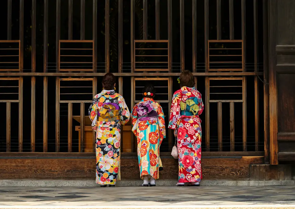 Family kimono photoshoot