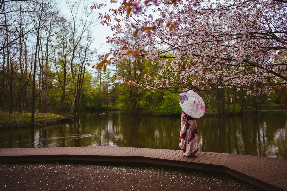 Cherry blossom photoshoot