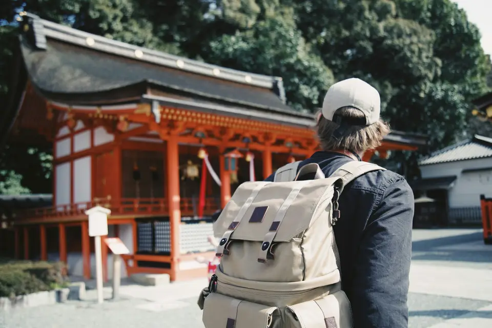 Solo travel photoshoot
